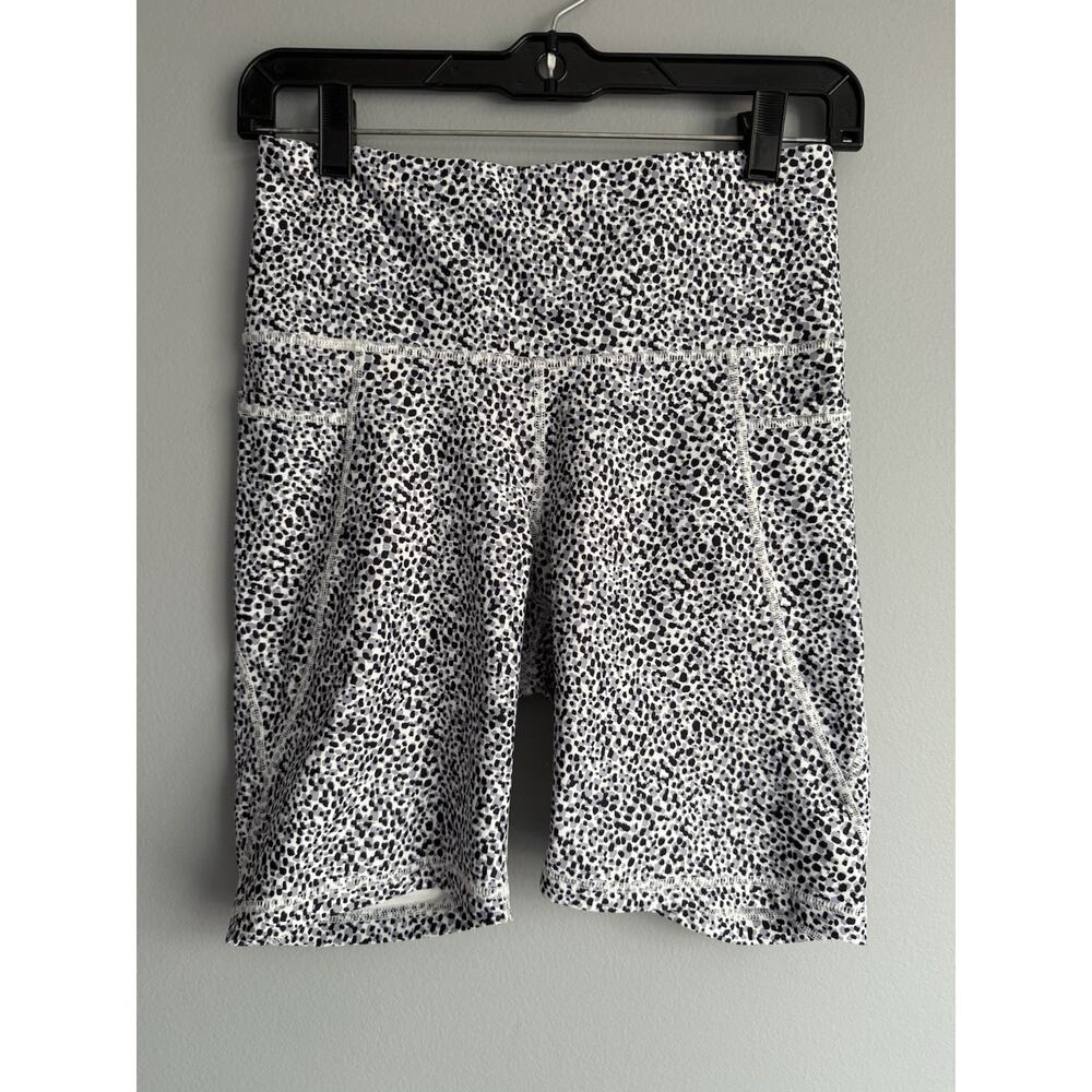 Old Navy Bike Shorts Womens Small Gray Active Go-Dry Powersoft High-Rise Biker